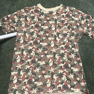 Vintage 80s camel shirt